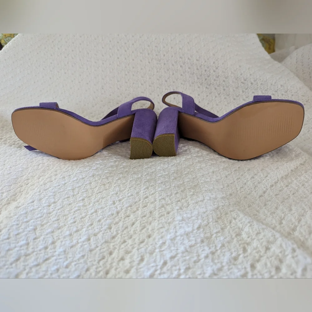 Chunky purple heels - Picture 8 of 8